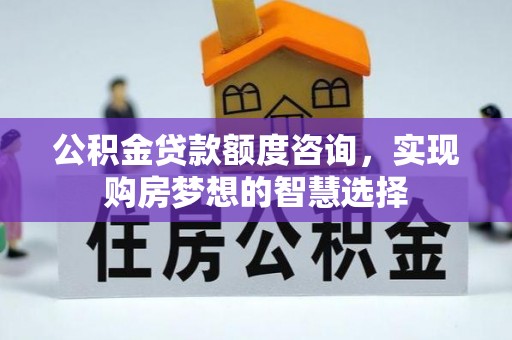 高淳公积金贷款额度咨询，实现购房梦想的智慧选择
