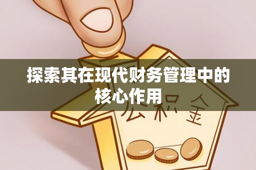 高淳探索其在现代财务管理中的核心作用